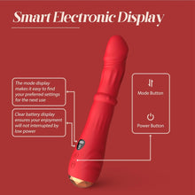 Load image into Gallery viewer, 3 In 1 Steel Ball Sliding Heating Clitoral G-Spot Vibrators