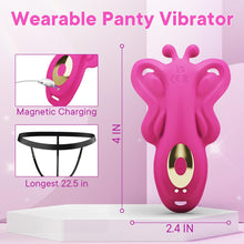 Load image into Gallery viewer, Thong Butterfly Panty Wearable Vibrator Mini Discreet Sex Toys for Women