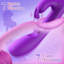 Load image into Gallery viewer, 3 In 1 Rabbit Vibrator 360°Rotation Clitoral G Spot Stimulator