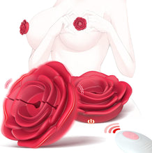 Load image into Gallery viewer, Rose Nipple Clamps Vibrator Sex Toys Remote Control Sex Toy