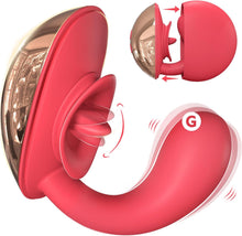Load image into Gallery viewer, Flirting Vibrating Egg Dual Function Stimulation Vibration Licking Clitoral Big mouth