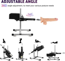 Load image into Gallery viewer, Silent sex machine 70W powerful 7cm adjustable premium thrust dildo machine 3 attachments