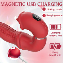 Load image into Gallery viewer, Octopus Tongue Licking Swing Clitoris G Spot Vibrator