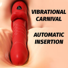 Load image into Gallery viewer, MizzZee Silicone Soft Big Mouth Telescopic Stick Massage Vibrator