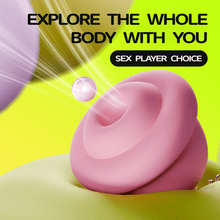 Load image into Gallery viewer, GALAKU Small Bell Jumping Egg APP Remote Control Sucking Vibration Female Masturbator