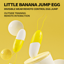 Load image into Gallery viewer, Banana-shape Mute Portable Muti-frequency Wearable Remote Control Women Vibrator