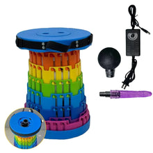 Load image into Gallery viewer, TOYHEERG Rainbow Chair Sex Dildo Machine Outdoor Stimulation