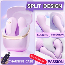 Load image into Gallery viewer, Wearable Suction Split-design Clitoral G-spot stimulator