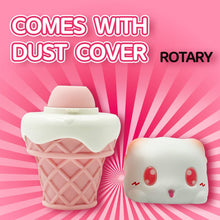 Load image into Gallery viewer, Peachy Bunny Ice Cream Cone Clitoral Suction Heating Vibrator
