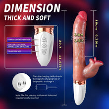 Load image into Gallery viewer, 11.6-inch Realistic Dildos G Spot Vibrator Thrusting Vibrator Dildo