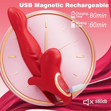 Load image into Gallery viewer, Alice 3 In 1 Thrusting Vibrating Rabbit G Spot Vibrator