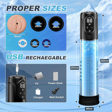 Load image into Gallery viewer, 5 Suction 5 Pressure Penis Pump Male Sex Stroker