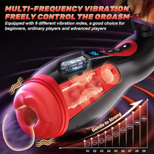 Load image into Gallery viewer, Nebula 9 Sucking Vibration Heating Male Stroker with Phone Holder