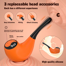 Load image into Gallery viewer, Pipe LED Screen Clit G-Spot Nipple Vibrator Sexual Pleasure Tool
