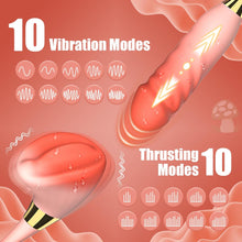 Load image into Gallery viewer, Mushroom 2 Pro Clit Nipple Vibration G Spot Thrusting Vibrator