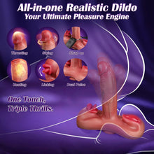 Load image into Gallery viewer, Cushion Style Realistic Dildo Thrusting Heating Sex Machine