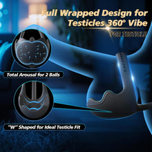 Load image into Gallery viewer, 3-in-1 Vibrating Testicle Taint Anal Stimulator with Adjustable Vibrating Cock Ring