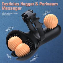 Load image into Gallery viewer, 3 In 1 Vibrating Adjustable Penis Ring Vibrator