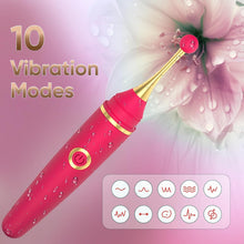 Load image into Gallery viewer, Pen Nipple Clit Stimulator G Spot Vibrator Sexual Pleasure Tools