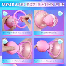 Load image into Gallery viewer, Nipple Rotation Vibrator Breast Suckers Massager for Women
