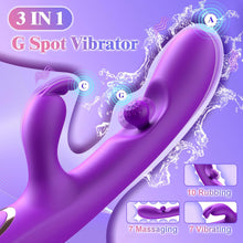 Load image into Gallery viewer, 3 In 1 Rabbit Vibrator 360°Rotation Clitoral G Spot Stimulator
