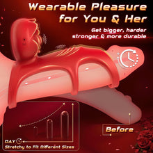 Load image into Gallery viewer, Vibrating Penis Ring Clitoral Vibratorwith 9 Vibration Modes App Remote Control