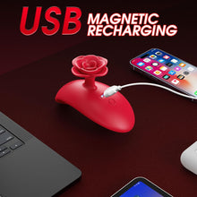 Load image into Gallery viewer, Rose Mini Bullet Finger Vibrators For Nipple Clitoral Stimulation