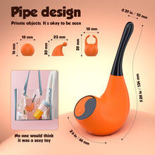 Load image into Gallery viewer, Pipe LED Screen Clit G-Spot Nipple Vibrator Sexual Pleasure Tool