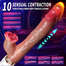Load image into Gallery viewer, 11.6-inch Realistic Dildos G Spot Vibrator Thrusting Vibrator Dildo