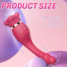 Load image into Gallery viewer, Big Mouth rotating tongue suction Vibrator G Spot Dildo Sex Toys for Women