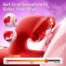 Load image into Gallery viewer, Upgraded Rose Muncher 5 In 1 Thrusting Clitoral G Spot Vibrator