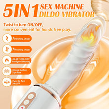 Load image into Gallery viewer, Honey 7 Thrusting Heating Sex Machine Vibrator with Sucker