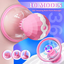 Load image into Gallery viewer, Nipple Rotation Vibrator Breast Suckers Massager for Women