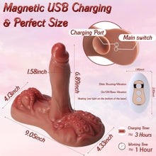 Load image into Gallery viewer, 4 in 1 Sit and Ride Monster Dildo Vibrator with Remote Control