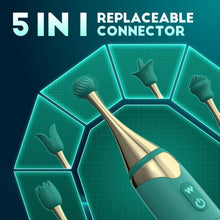 Load image into Gallery viewer, 2 In 1 Mini Wand G Spot Vibrator