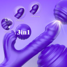 Load image into Gallery viewer, APP-Controlled 9 Pulsing Thrusting Rabbit G Spot Vibrator