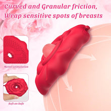 Load image into Gallery viewer, MizzZee Rose 9 Vibrations Nipple Clamps with Chain Necklace