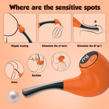 Load image into Gallery viewer, Pipe LED Screen Clit G-Spot Nipple Vibrator Sexual Pleasure Tool