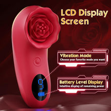 Load image into Gallery viewer, Rose Sex Toy Mini Vibrator for Womens Tapping Vibrating sex toy
