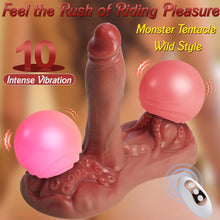 Load image into Gallery viewer, 4 in 1 Sit and Ride Monster Dildo Vibrator with Remote Control