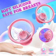 Load image into Gallery viewer, Nipple Rotation Vibrator Breast Suckers Massager for Women