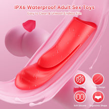 Load image into Gallery viewer, 2 in 1 Flexible Finger Sleeve Clit G Spot Nipple Vibrator