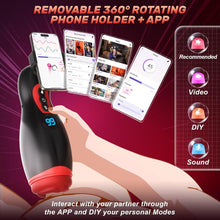 Load image into Gallery viewer, Nebula 9 Sucking Vibration Heating Male Stroker with Phone Holder