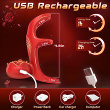 Load image into Gallery viewer, Vibrating Penis Ring Clitoral Vibratorwith 9 Vibration Modes App Remote Control