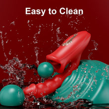 Load image into Gallery viewer, 5-in-1 Rose Muncher G Spot Realistic Dildo Vibrator APP control for Women Sex Toys