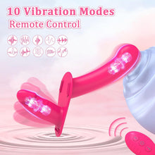Load image into Gallery viewer, Lesbian Strap-on Dildo Vibrator Double-ended Dildo with Remote Control