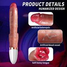 Load image into Gallery viewer, 11.6-inch Realistic Dildos G Spot Vibrator Thrusting Vibrator Dildo