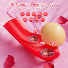 Load image into Gallery viewer, 2 in 1 Flexible Finger Sleeve Clit G Spot Nipple Vibrator