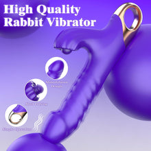 Load image into Gallery viewer, APP-Controlled 9 Pulsing Thrusting Rabbit G Spot Vibrator