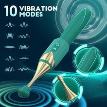 Load image into Gallery viewer, 2 In 1 Mini Wand G Spot Vibrator